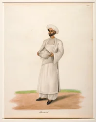 Khansama mit einer Terrine, ca. 1846